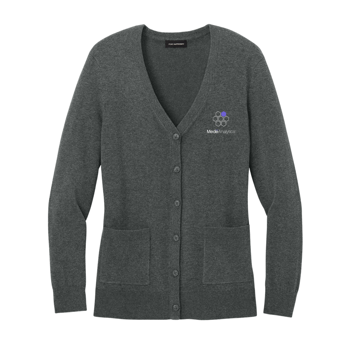 Custom Women’s Port Authority Easy Care Button-Up Cardigan Sweater