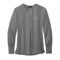 Custom Women’s  Brooks Brothers Open-Neck Satin Blouse